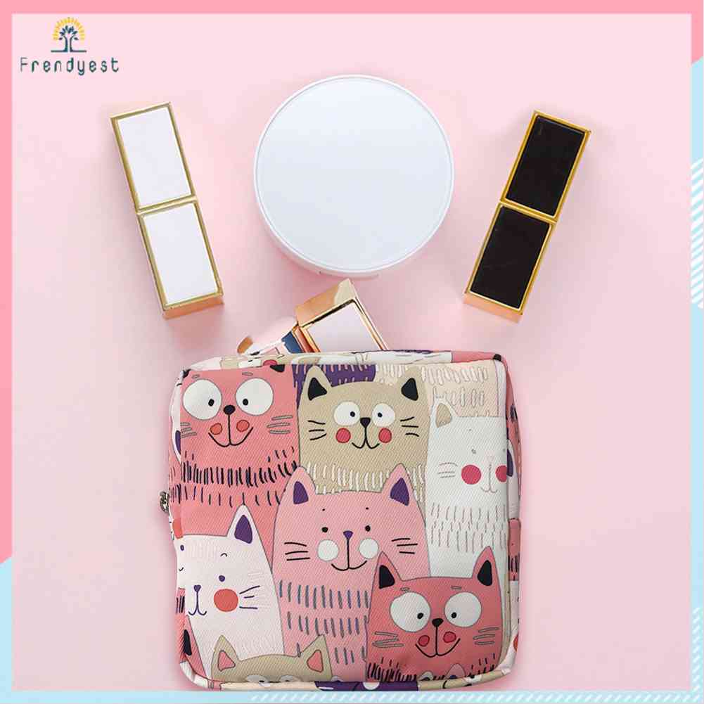 Túi Đựng Băng Vệ Sinh / Khăn Ăn / Tiền Xu Mini Tiện Dụng Cho Nữ