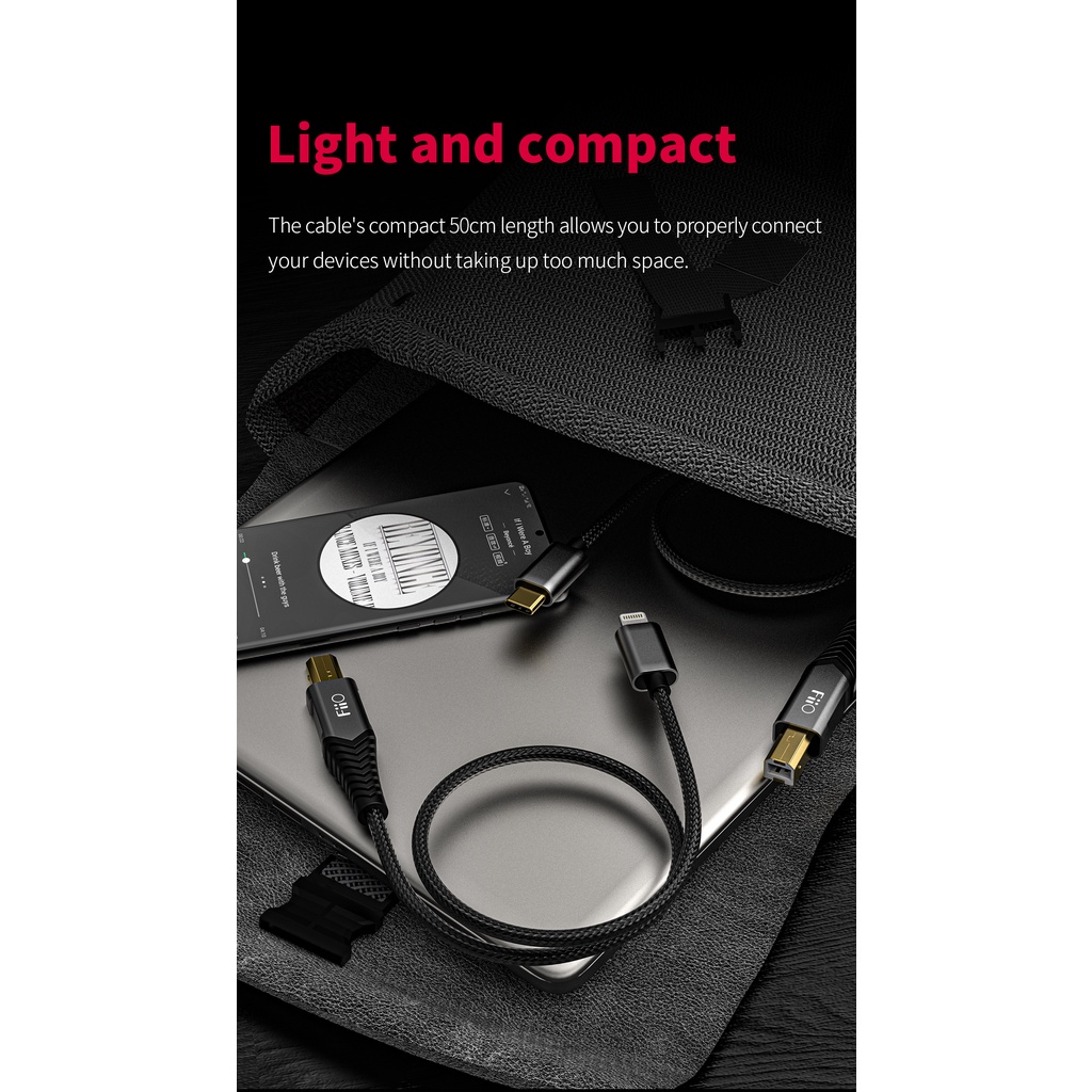 Dây USB B ra C FiiO LD-TC1