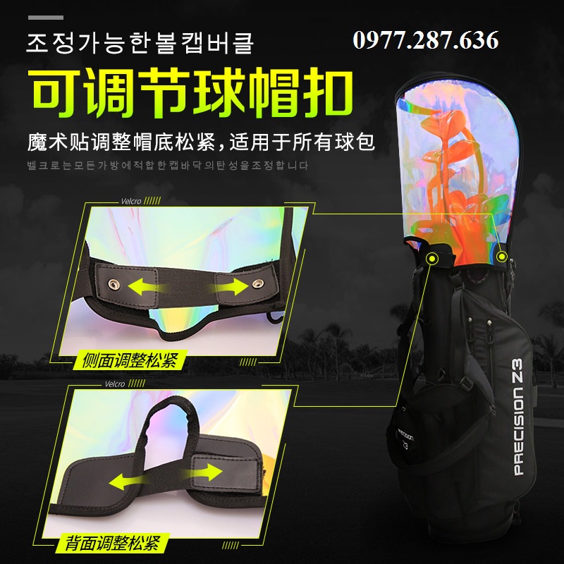 Nắp túi gậy golf PGM HOLOGRAM che mưa chống nắng bảo vệ túi gậy vừa mọi loại túi gậy shop GOLF PRO