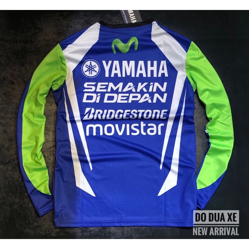 Áo thun đua xe tay dài Yamaha