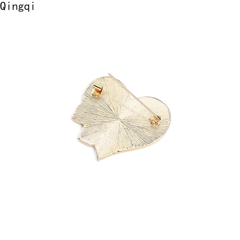 Ghim cài áo Miss Zoe hình ống nghe bác sĩ/ nhịp tim độc đáo