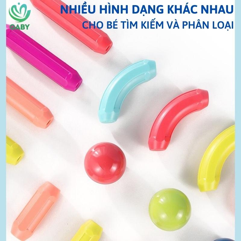 Đồ chơi nam châm xếp hình thông minh GABY Bộ xếp hình nam châm cho bé phát triển tính sáng tạo, chất liệu ABS an toàn