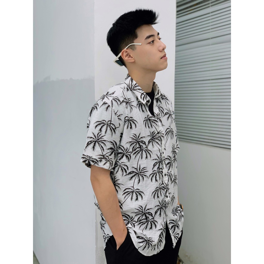 Áo sơ mi nam 360 BOUTIQUE ngắn tay họa tiết - SHNTK218-6 | BigBuy360 - bigbuy360.vn