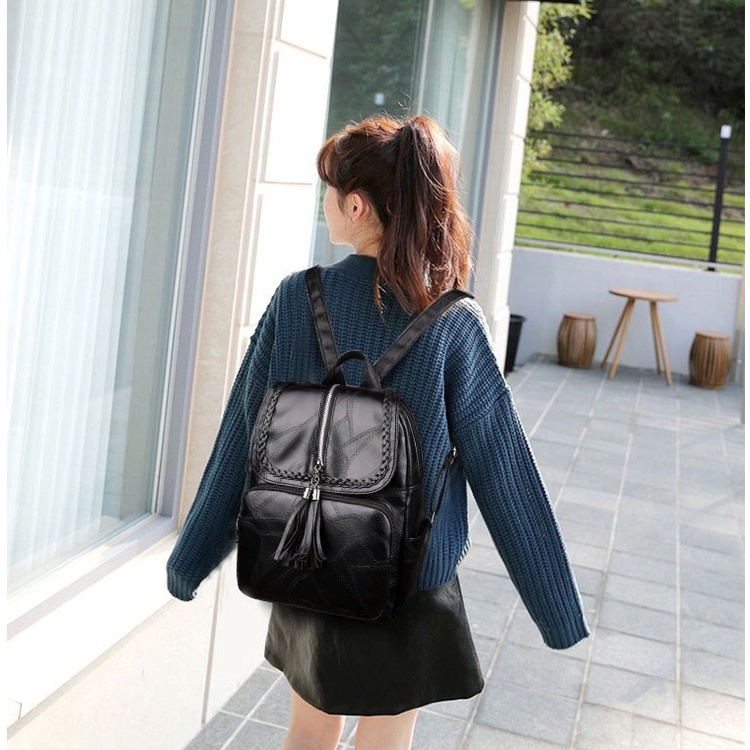 Balo nữ da thời trang hàn quốc trẻ trung chất liệu bền đẹp HX170
