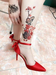 Hình xăm dán( hoa anh đào)