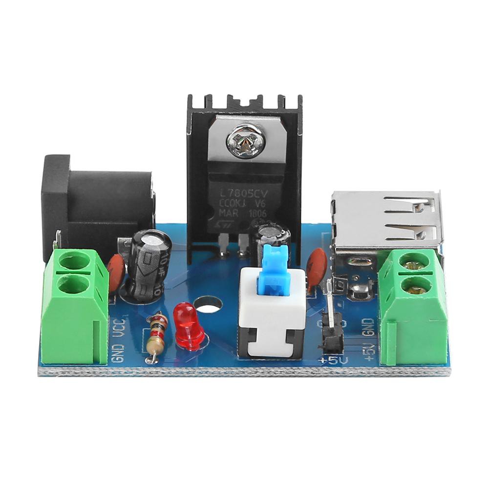Bộ chuyển đổi nguồn 7-15v 9V 12V sang 5V 2A l7805 bu | BigBuy360 ...