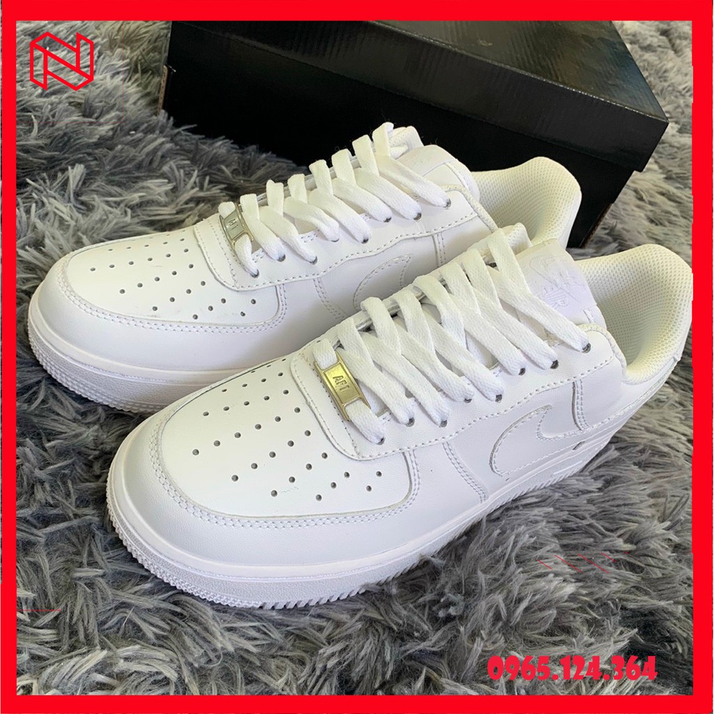 [hỗ trợ đổi trả] Giày AF1 trắng full thể thao, sneaker air force 1 [chuẩn form Quảng Châu]