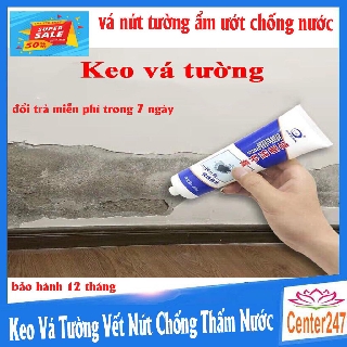 Keo Vá Tường Chống Thấm Nước, Chống Ẩm , mốc , nứt ,bẩn , làm , mới , tường , nhà - 250g - center247