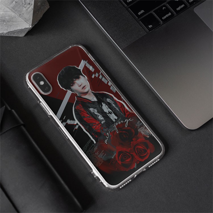 Ốp lưng Suga/Agust D nhóm nhạc BTS Bền Đẹp cho iphone từ 5 đến 12 HQUPOD0066