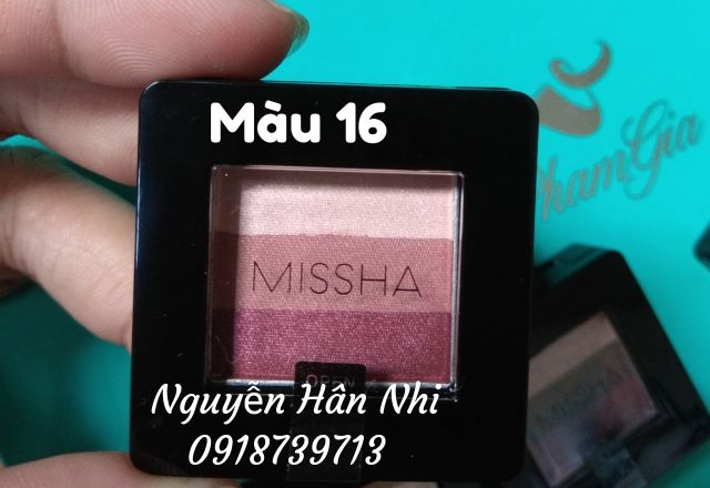 PHẤN MẮT 3 MÀU MISSHA 100% CHÍNH HÃNG