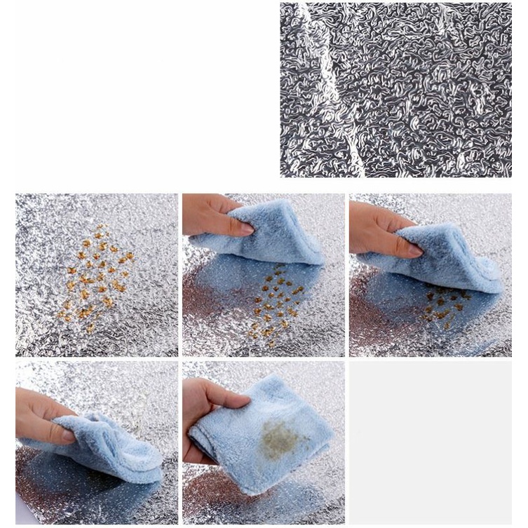 SS5040 Cuộn giấy bạc dán bếp chống thấm cách nhiệt