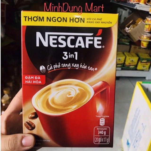 Hộp nestcafe đỏ 20 gói (17g)