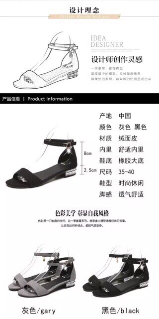 Sandal 2p đế kim loạiảnh thật