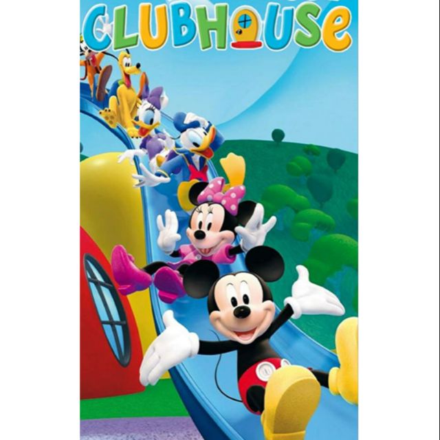 Trọn bộ gấu bông chuột mickey và các bạn trong film Mickey mouse clup house, hàng chính hãng Disney💕💕💕