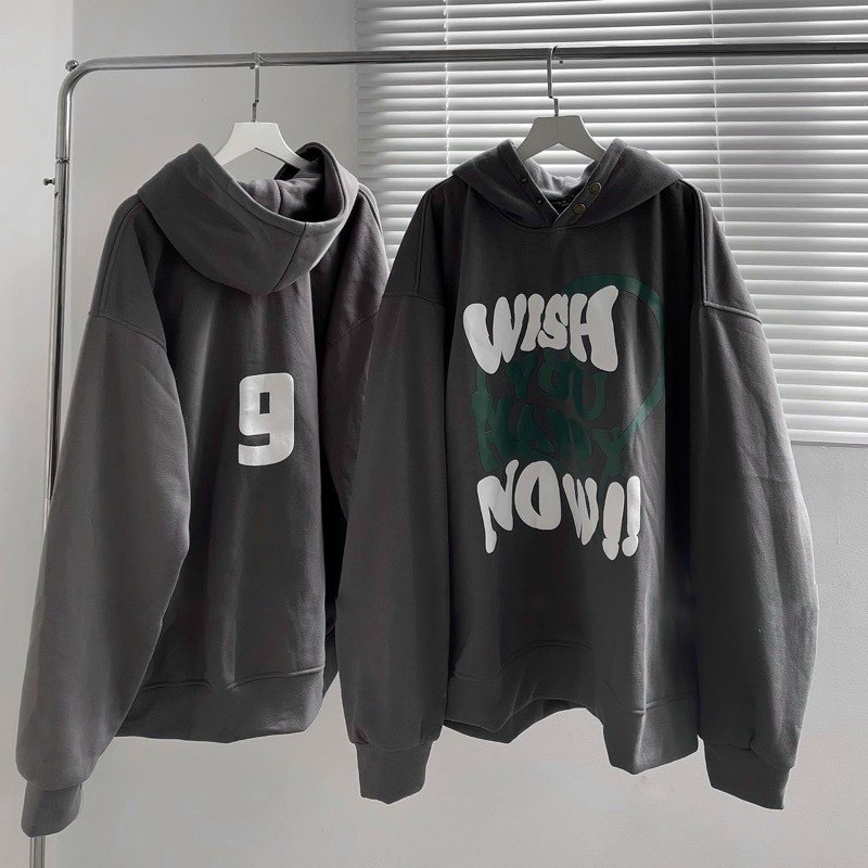 Áo Hoodie Chống Nắng, Áo Khoác Nón Rộng 2 Lớp In Số 9 Cực Hot Thời Trang Nam Nữ