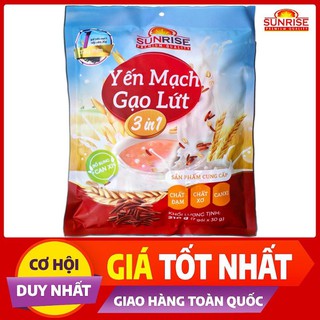 Bách Hóa XanhYến mạch gạo lứt 3 trong 1 Sunrise bịch 210g