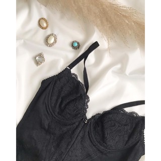Áo bodysuit đen #2hand(85AXL)