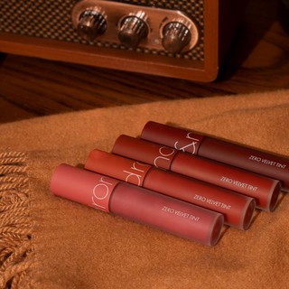 Son kem lì mịn môi lên màu chuẩn Romand Zero Velvet Tint (Màu #18 đến #21)