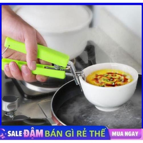 Dụng Cụ Kẹp Gắp Đồ Nóng Thức Ăn Tay Cầm Thức Ăn Đa Năng Inox Chống Bỏng