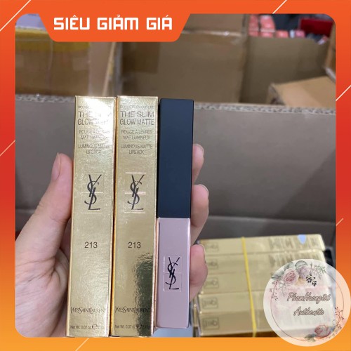 [Chính Hãng] Son Lì YSL The Slim Glow Matte Vỏ Hồng | BigBuy360 - bigbuy360.vn
