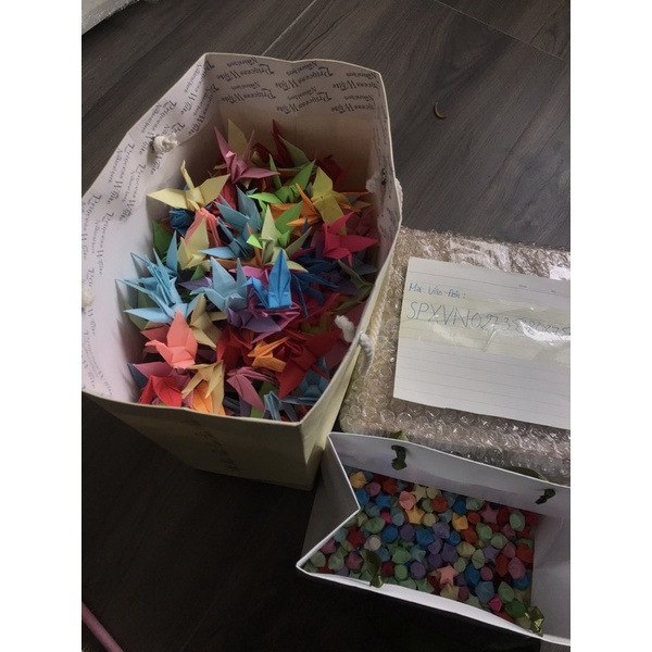 Hạc giấy gấp sẵn