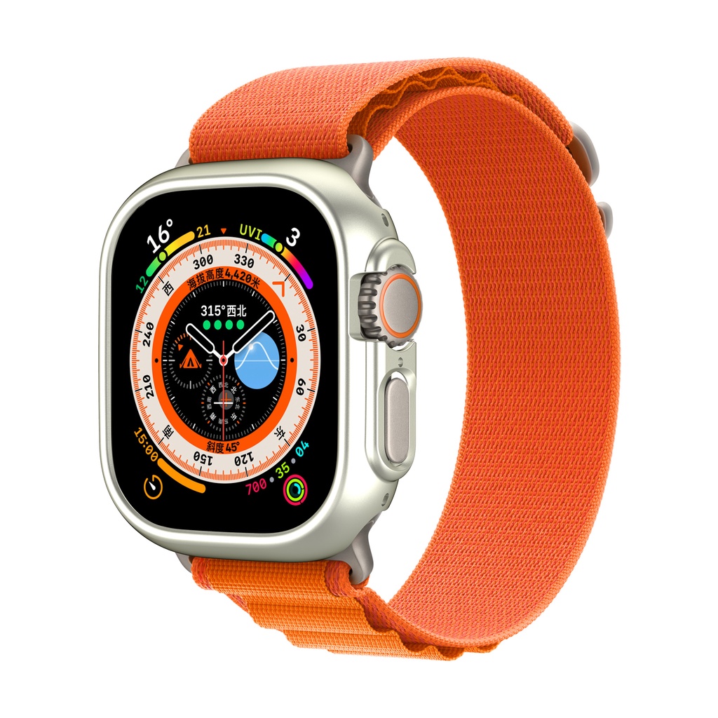 Ốp Bảo Vệ Bằng PVC Cứng Màu Sáng Phong Cách Mới 2022 Cho Apple Watch Ultra 49mm iwatch8