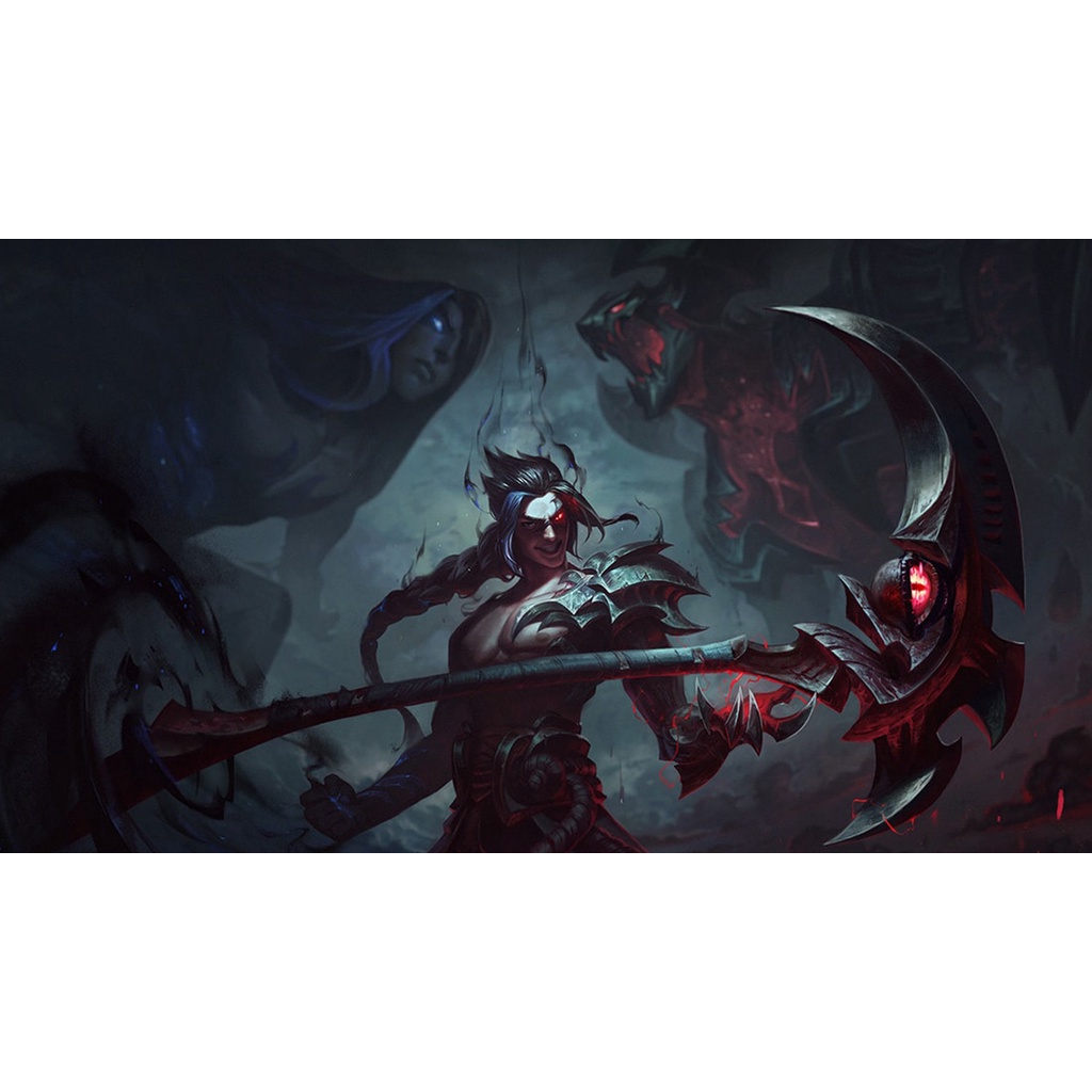 Poster A3, A4, A5 dán tường League of Legends, decal trang trí có keo KAYN - Mẫu 1, nhận in theo yêu cầu
