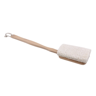 1 Cọ Tắm Xơ Mướp Cán Gỗ