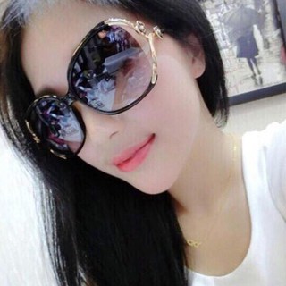 Kính mắt nữ thời trang hai hoa tròng chống tia cực tím UV400