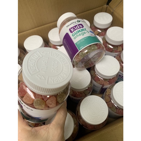 Kẹo Dẻo Bổ Sung Vitamins Cho Bé Healthy Care Kids Gummy Omega-3