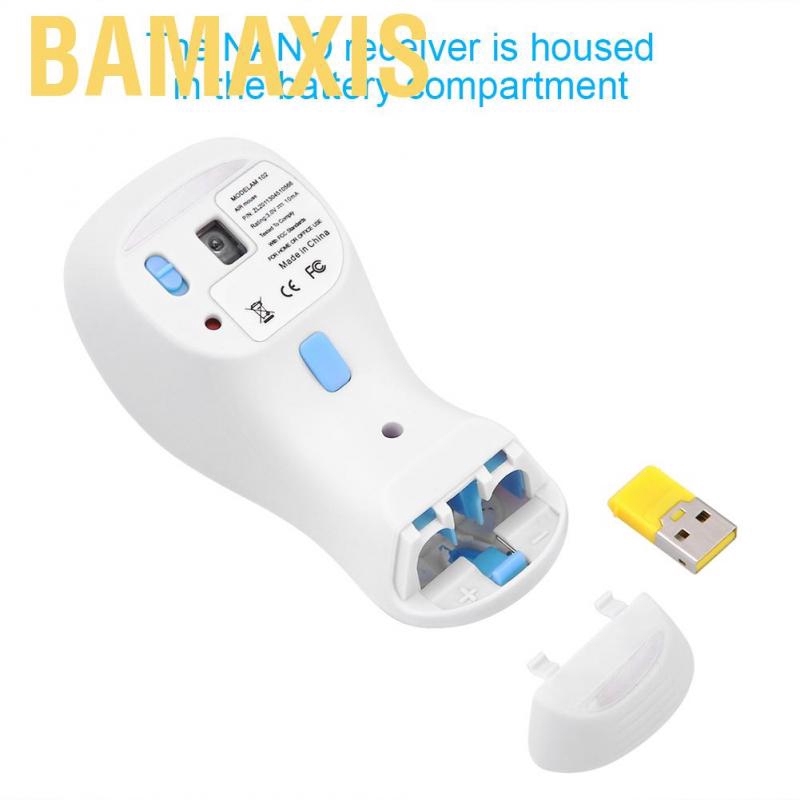 Bamaxis 6D Gyroscope 2.4G TV Wireless Optical Fly Air Mouse USB Receiver For PC Smart Box