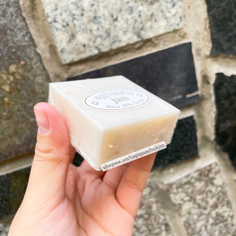 Xà phòng cám gạo JAM Milk Rice Soap 65G dưỡng trắng, giảm mụn thâm - tapquachukim