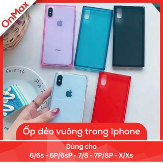 ỐP LƯNG DẺO VUÔNG TRONG IPHONE
