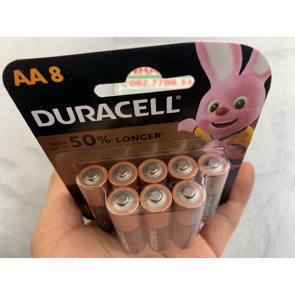 Pin tiểu kiềm Duracell Coppertop Alkaline AA LR6 MN1500 1.5V chính hãng