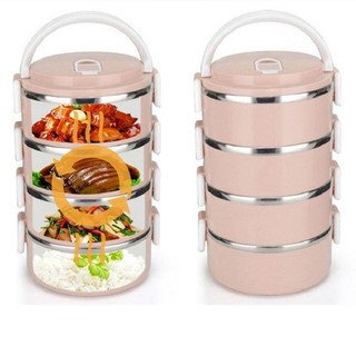 Cạp lồng / Cà mèn 4 tầng cách nhiệt 3 lớp hiệu quả KamiHome