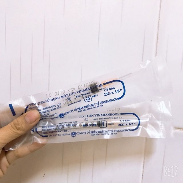 BƠM TIÊM 1ML, 3ML, 5ML,10ML, 20ML GIÁ TỐT