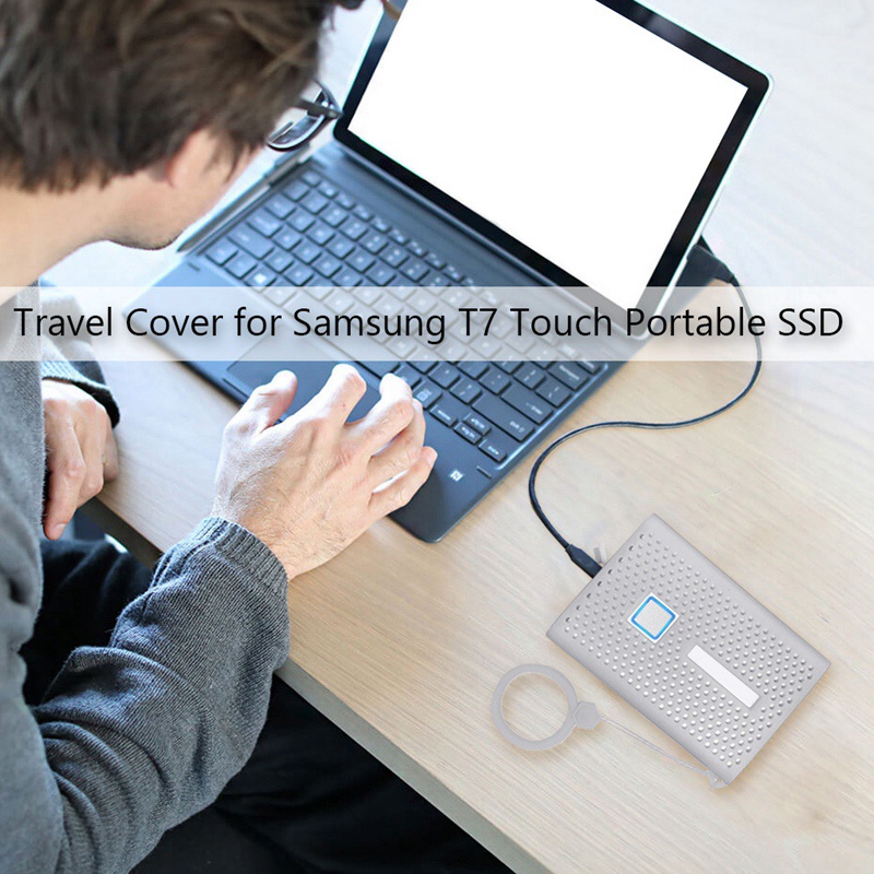 Silicone Protect Skin Cover Travel Cover for Samsung T7 Press Portable SSD | BigBuy360 - bigbuy360.vn