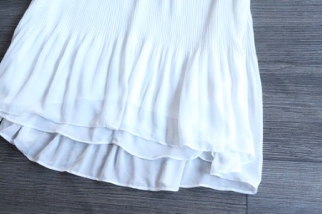 Áo lụa xếp ly