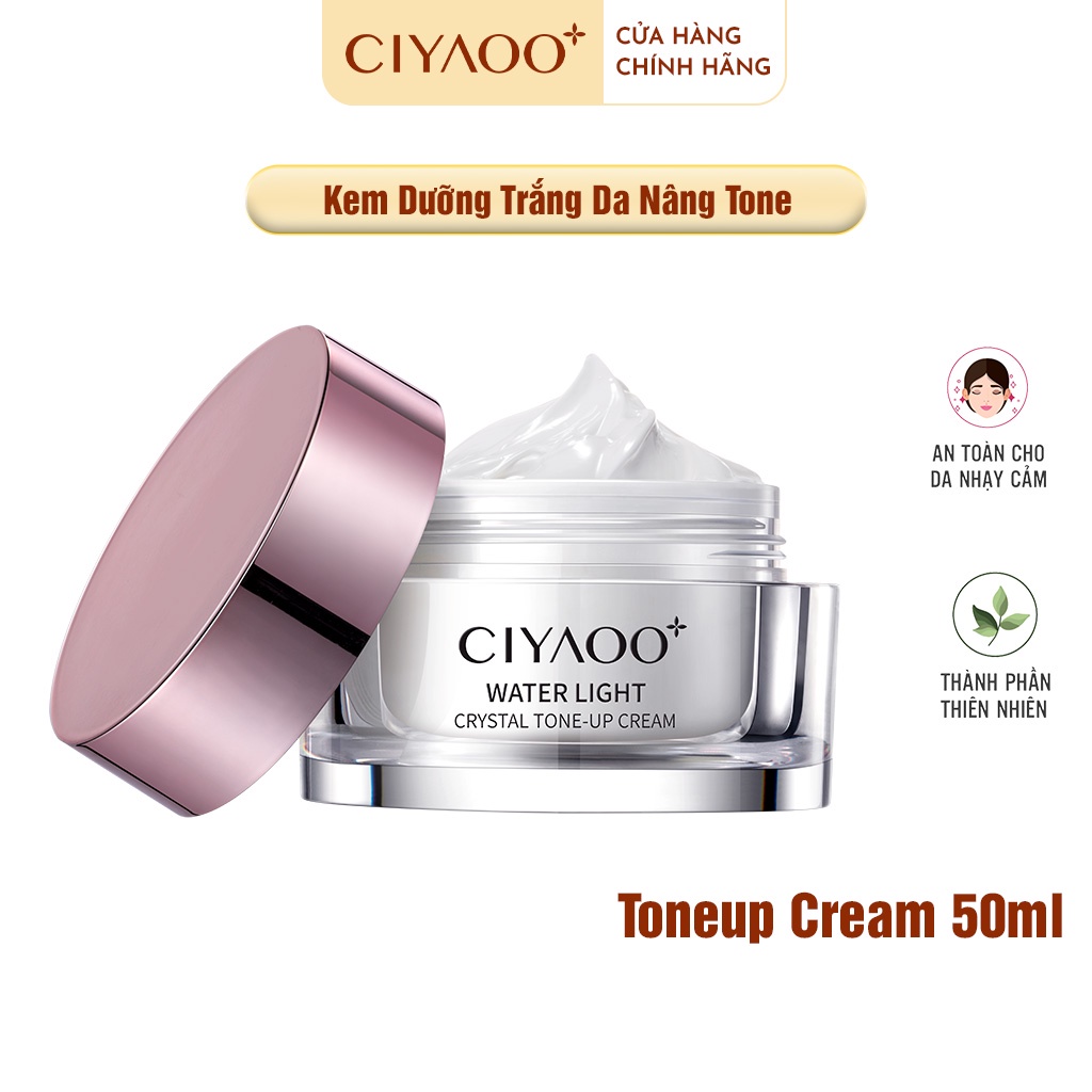 Kem Dưỡng Trắng Da Nâng Tone CIYAOO Toneup Cream 2 IN 1 Kem Dưỡng Ẩm Có Thể Sử Dụng Như Kem Lót