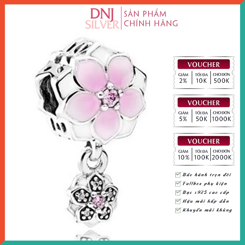 Charm bạc 925 cao cấp, bộ tổng hợp các mẫu charm bạc DNJ để mix vòng charm - Bộ sản phẩm từ DN129 đến DN144