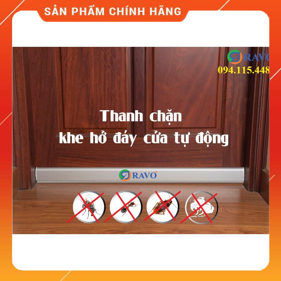 Miếng chặn cửa tự động chống ồn, gió, nước, khói bụi, côn trùng, chuột, gián.