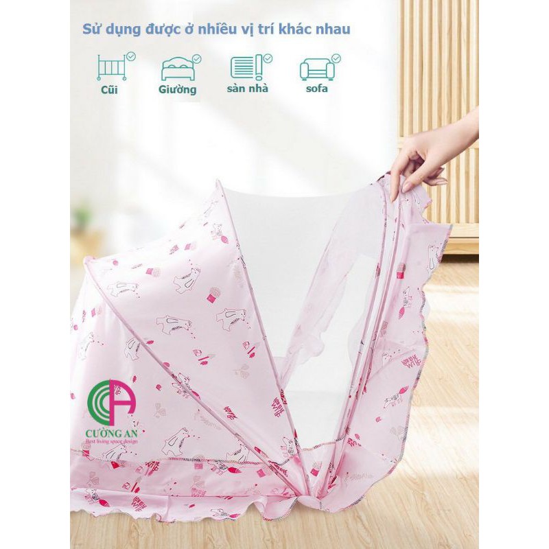 Màn chụp gấp gọn tiện lợi cho bé