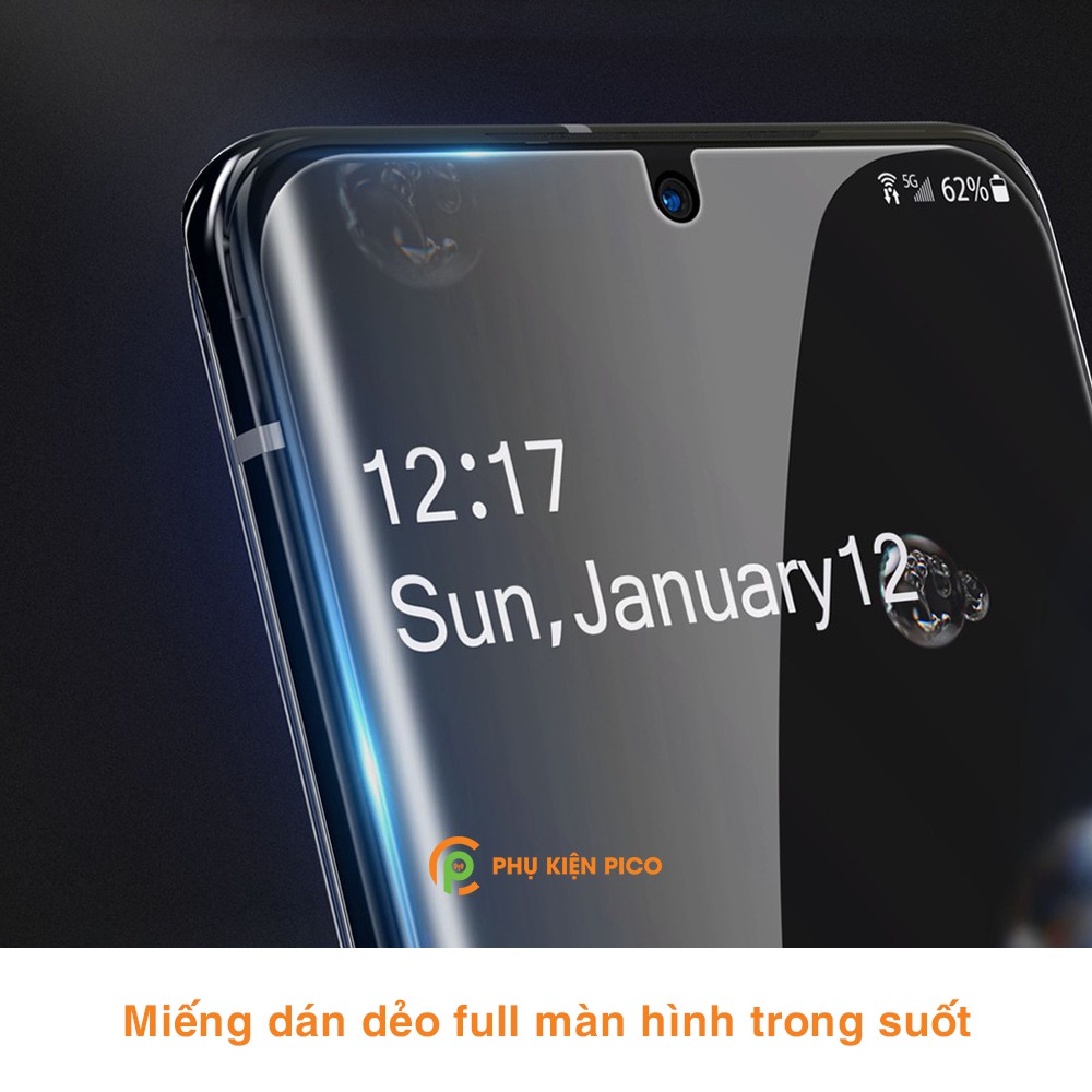 Dán màn hình Samsung S20 Plus full màn hình PPF dẻo trong suốt chính hãng Maxshield - Dán dẻo Samsung Galaxy S20 Plus