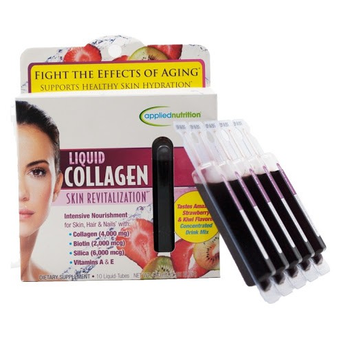 Collagen Liquid Drink Mix 4000Mg Của Mỹ, hộp 10 ống