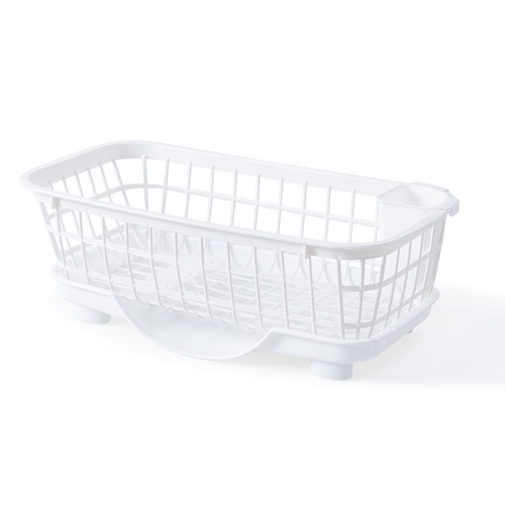 Rổ úp chén bát có khay hứng nước kèm ống đựng đua kích thước 45x23x13cm