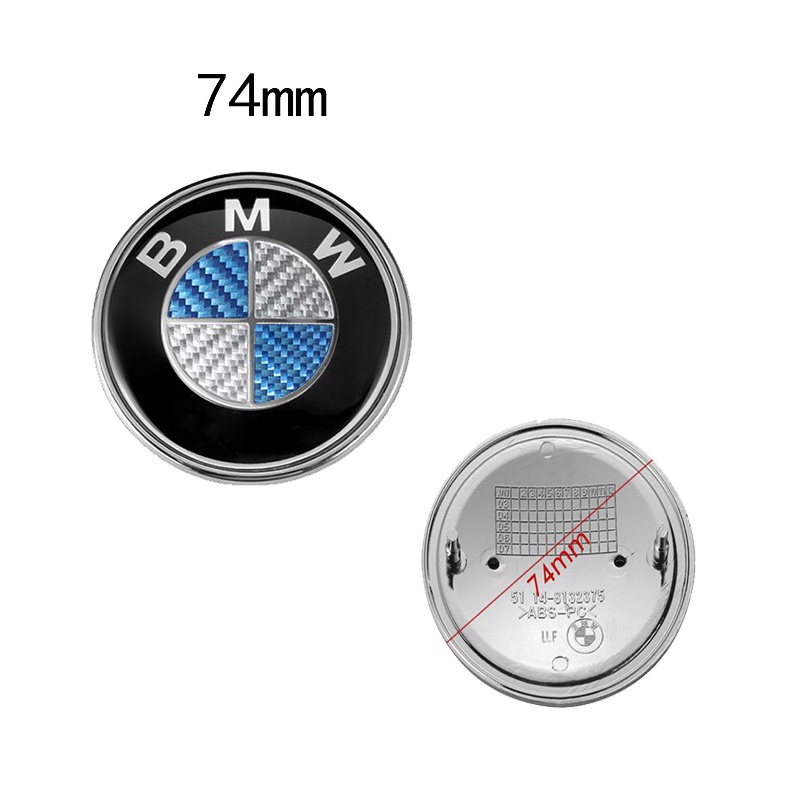 Logo Gắn Trang Trí Vô Lăng Xe Hơi bmw Bằng Sợi carbon Cao Cấp Ốp
