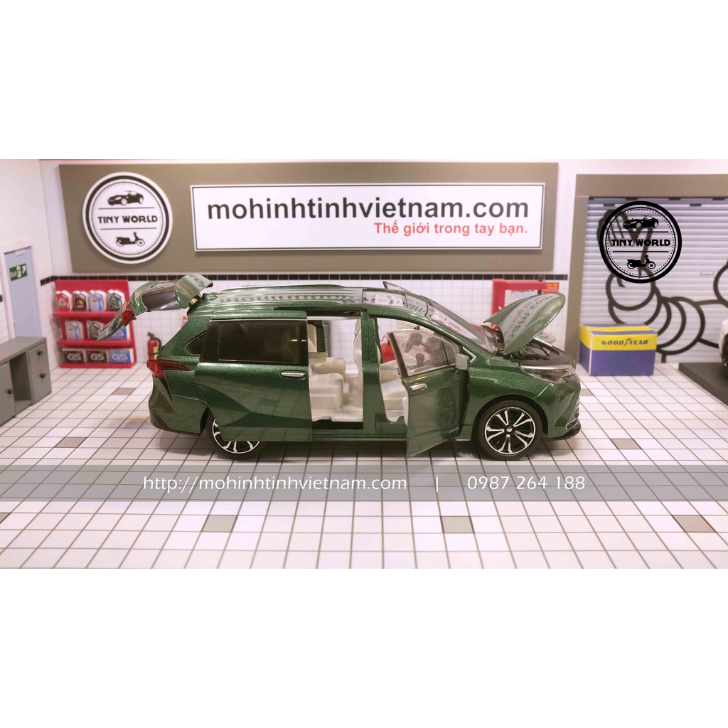 Mô hình ô tô Toyota Sienna 1:24 Jinlifang
