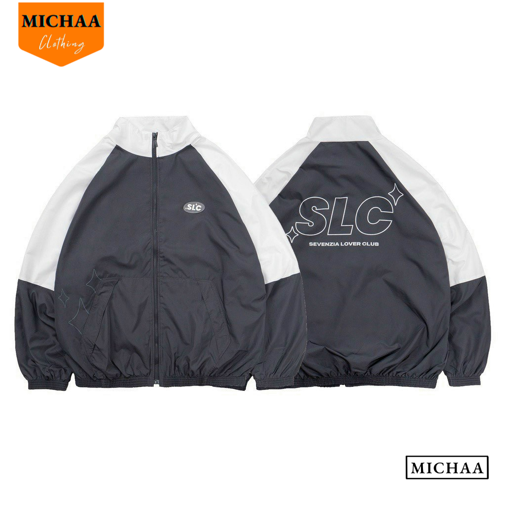 Áo Khoác Bomber Dù SLC Nam Nữ Ulzzang Unisex Kiểu Bóng Chày Form Rộng 2 Lớp - MICHAA