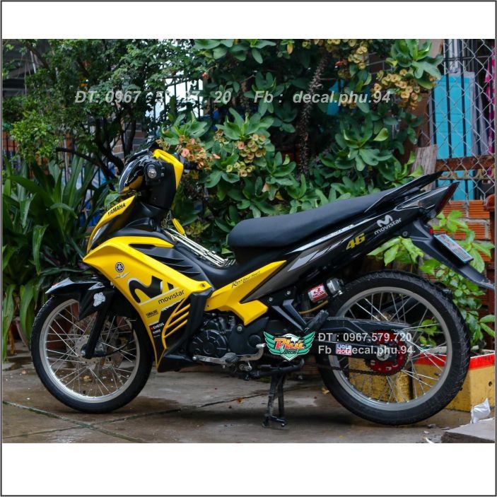Tem Exciter 135 Movistar vàng đen (V)