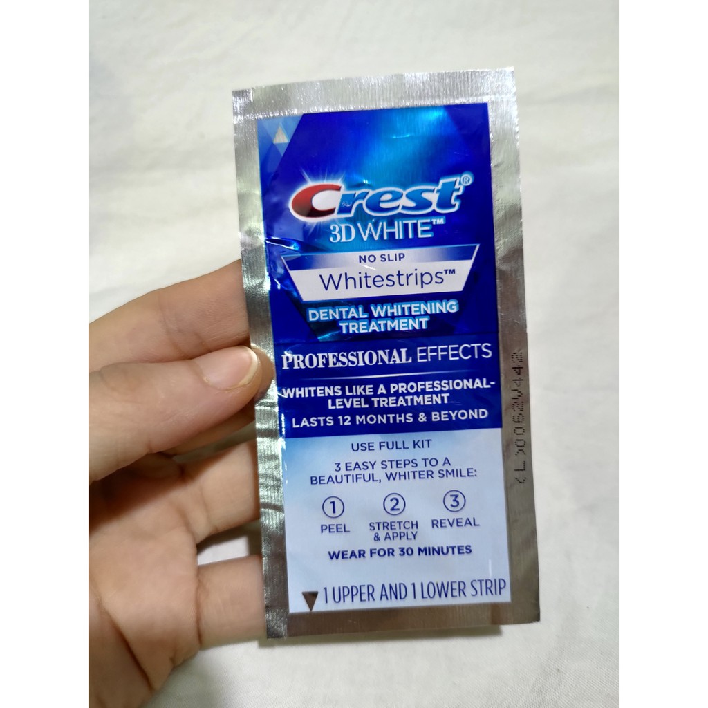 Miếng Dán Trắng Răng Crest Whitestrips